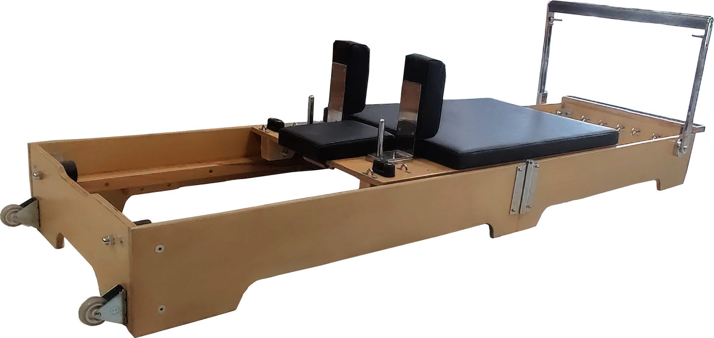 Faltbarere Pilates Reformer (Holz)